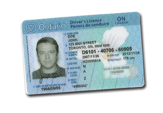 Ontario Drivers Licence