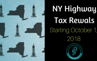 NY Highway Use Tax renewals