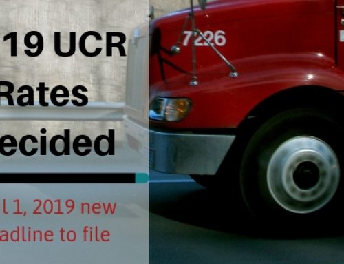 2019 UCR Rates Decided!