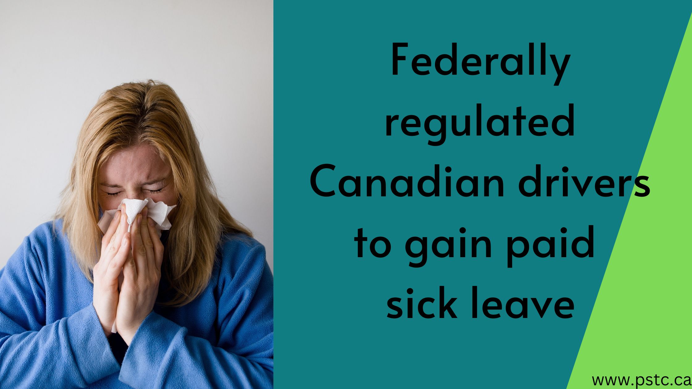 Federally regulated Canadian drivers to gain paid sick leave