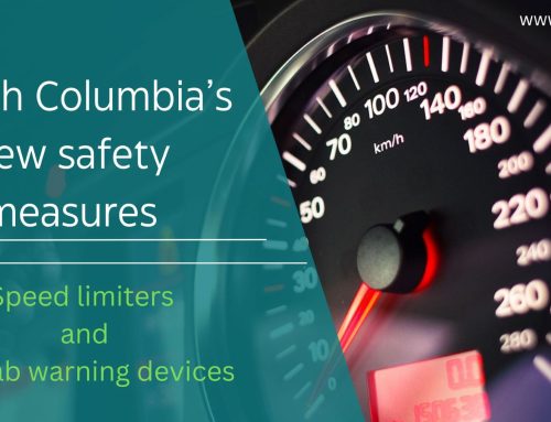 British Columbia to implement speed limiters and in-cab warning devices